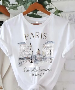 Paris Print women T-Shirt