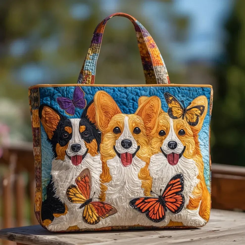 3D Printed Quilted Tote Bag – Cute Lightweight Shoulder Bag for Travel, Beach & Everyday Use - Image 3