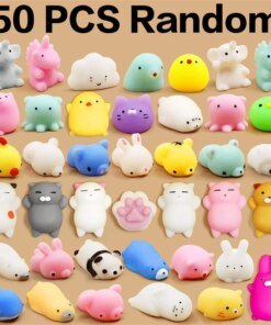 5–50PCS Kawaii Animal Mochi Squishy Gift Set