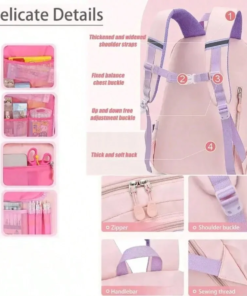 🎒 Cute Large-Capacity School Backpack ✨ Reflective & Lightweight - Image 3