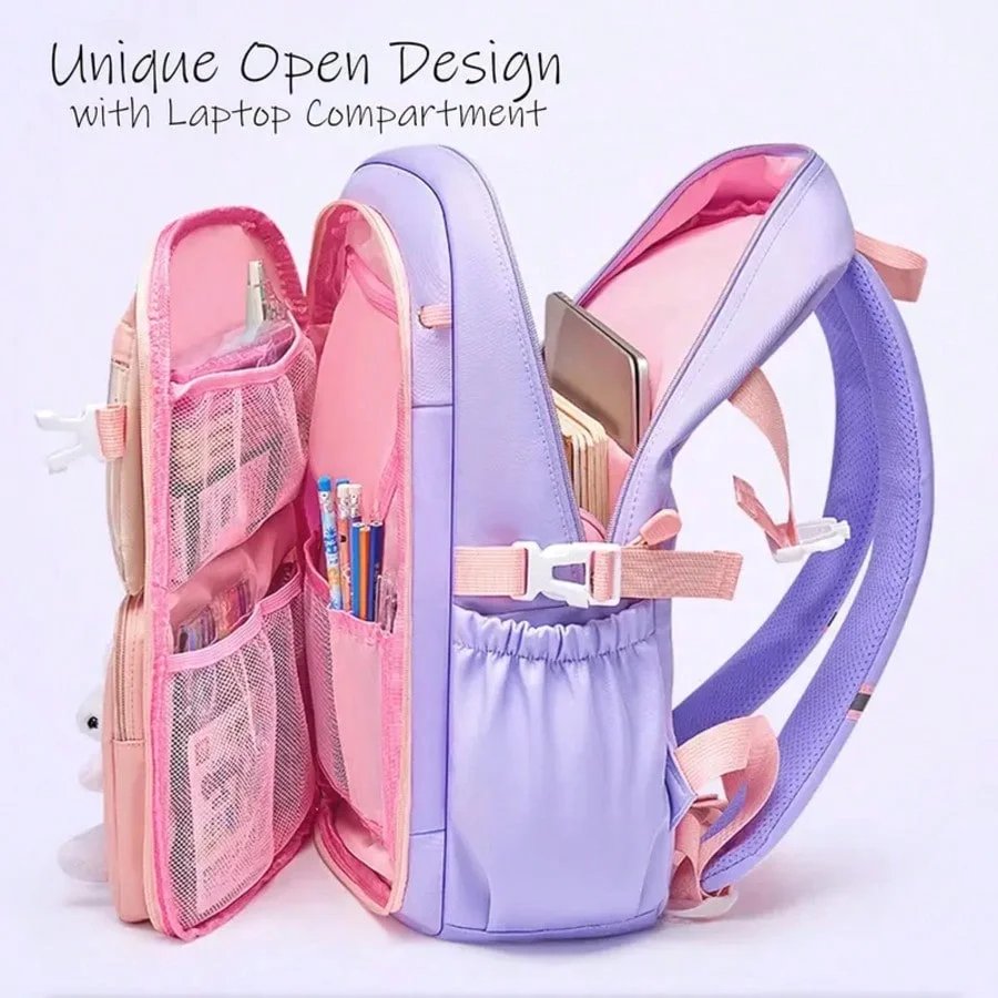 🎒 Cute Large-Capacity School Backpack ✨ Reflective & Lightweight