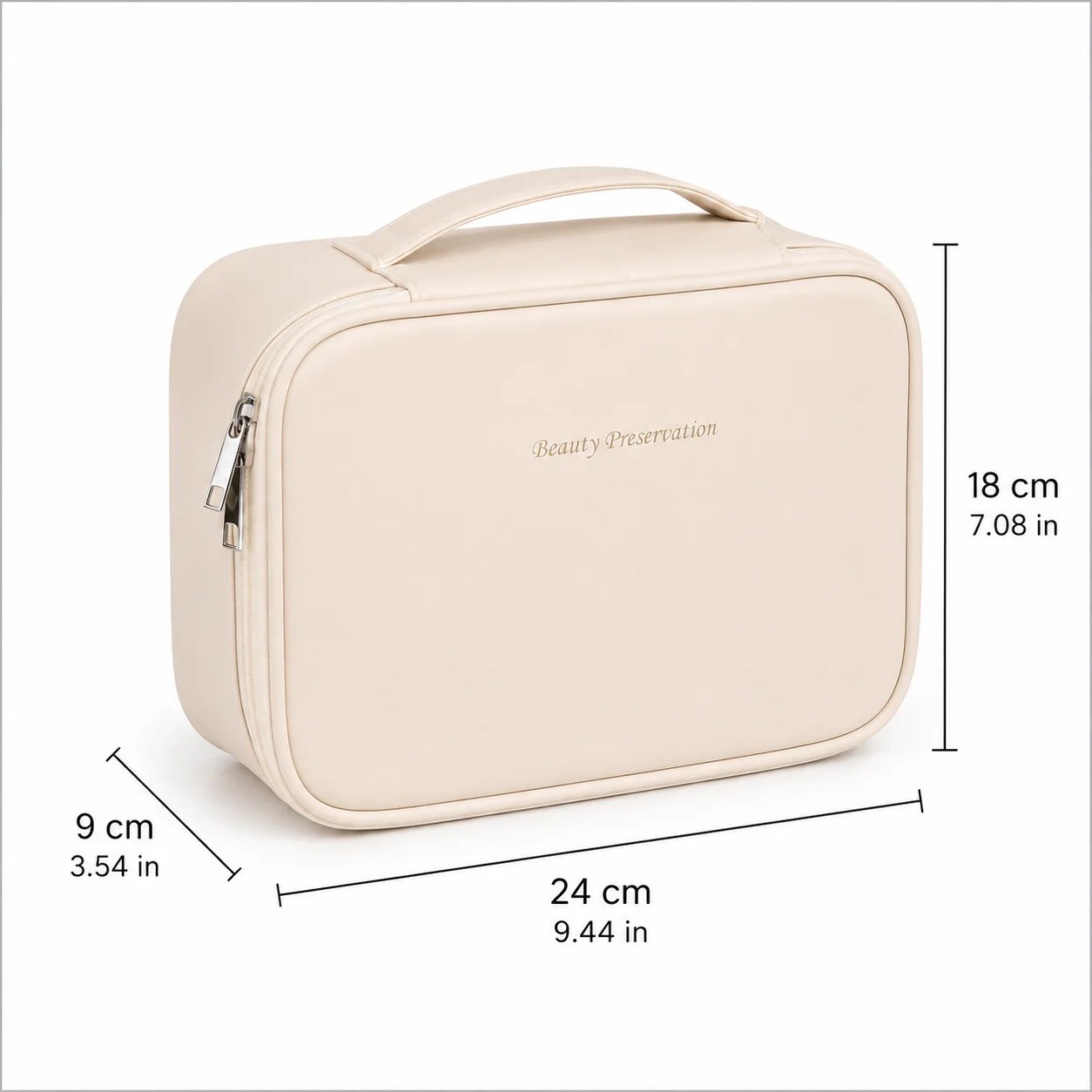 Large Capacity Portable Makeup Bag with Detachable Brush Panel Large Capacity Portable Makeup Bag with Detachable Brush Panel