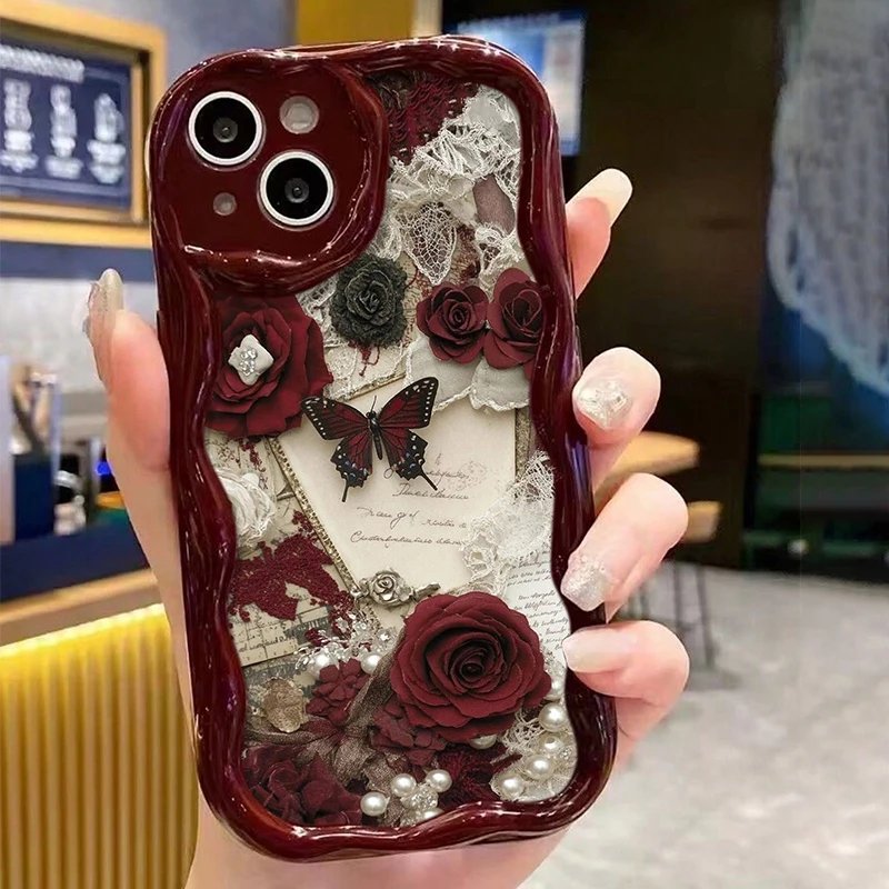Burgundy Rose Romantic Case - Image 4