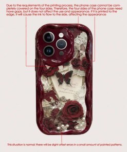 Burgundy Rose Romantic Case - Image 6