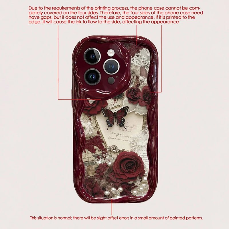 Burgundy Rose Romantic Case - Image 6