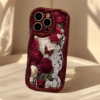 Burgundy Rose Romantic Phone Case