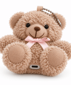 Alternative view of Plush Bear Case Compatible with Apple AirPods